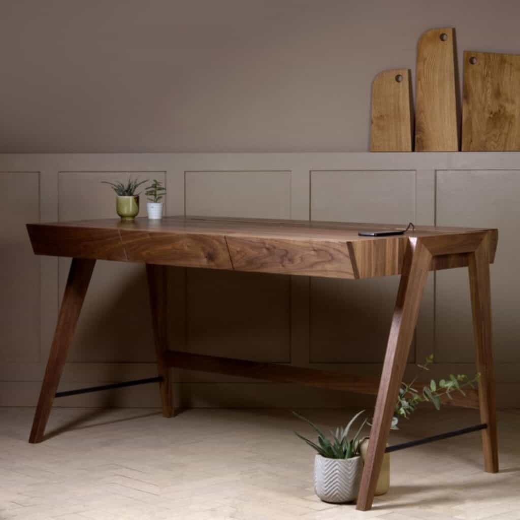 Walnut desk table online