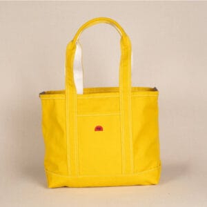 ratsey and lapthorn medium yellow tote made in UK