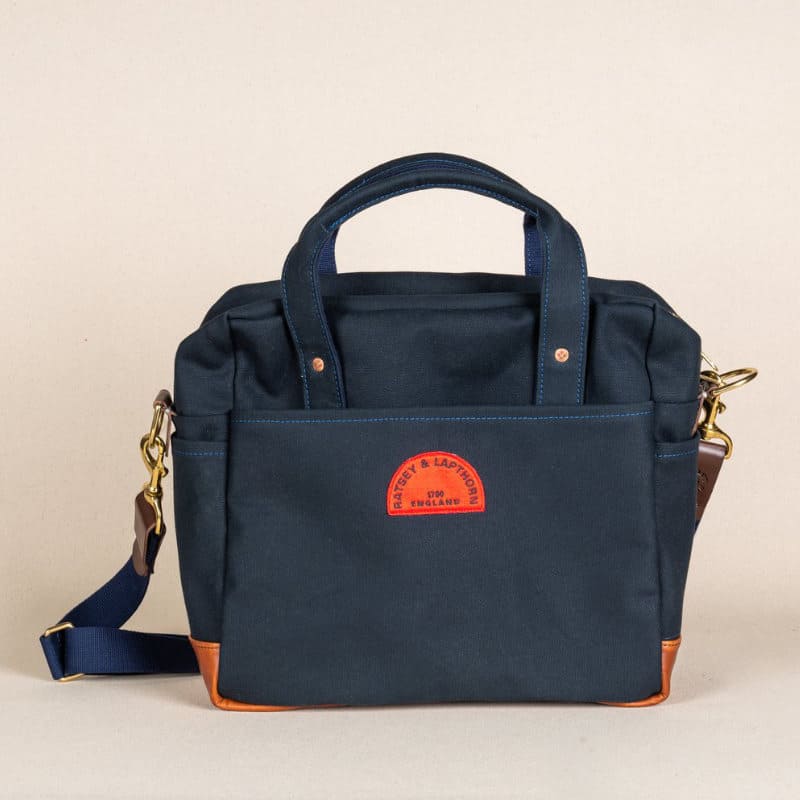 ratsey and lapthorn navy measures bag made in UK canvas bag