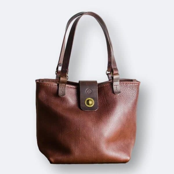 heather borg small leather handbag handmade ox leather bag