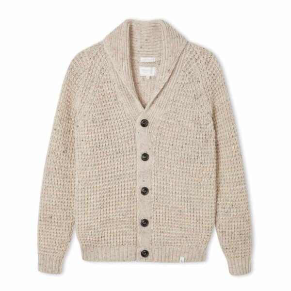peregrine clothing skiddaw 100% british wool ladies cardigan shawl