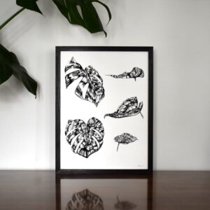 ruth emma fox illustration smallmonstera print 4 © all rights reserved