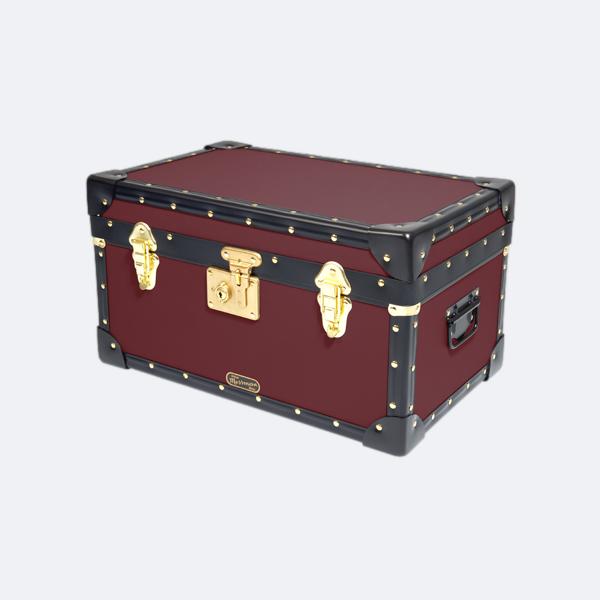 burgundy tuck box