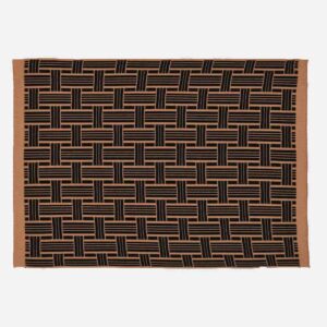 Ambar London willow table placemat dark hazelnut british made table placemat