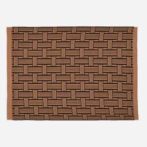 Ambar London dinner placment willow placemat light hazelnut, british made table placemats